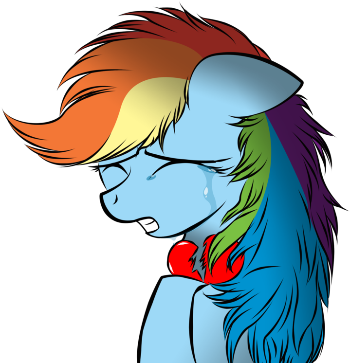 Artist V D K Crying Eyes - My Little Pony Broken Heart Clipart (1280x877), Png Download