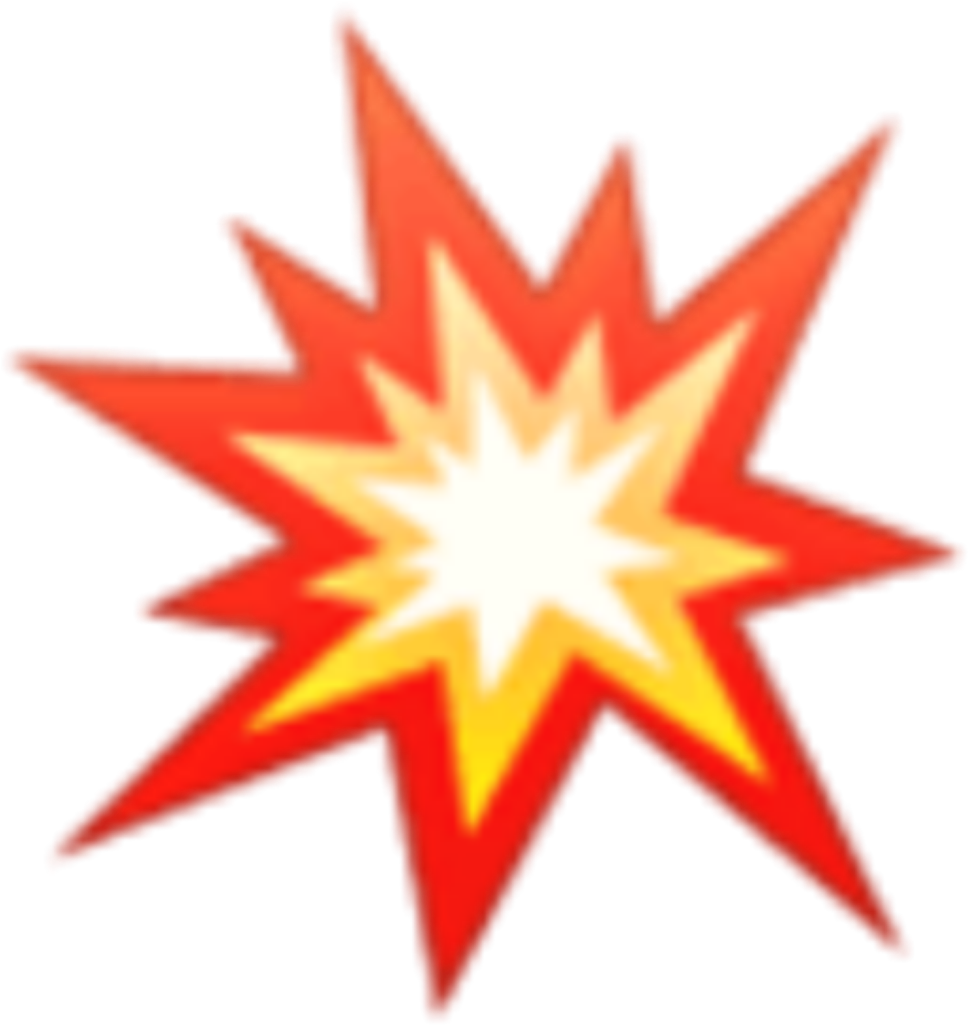 Boom Explosion Collision Emoji 💥 Sticker By K - Emoji Whatsapp Explosão Clipart (1773x1773), Png Download