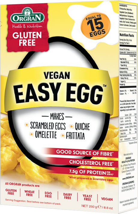 Orgran Vegan Easy Egg Clipart (550x775), Png Download
