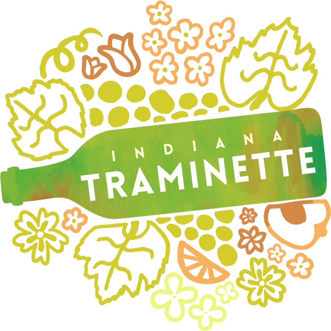 Traminette Logo For Dark Backgrounds Clipart (1115x1109), Png Download