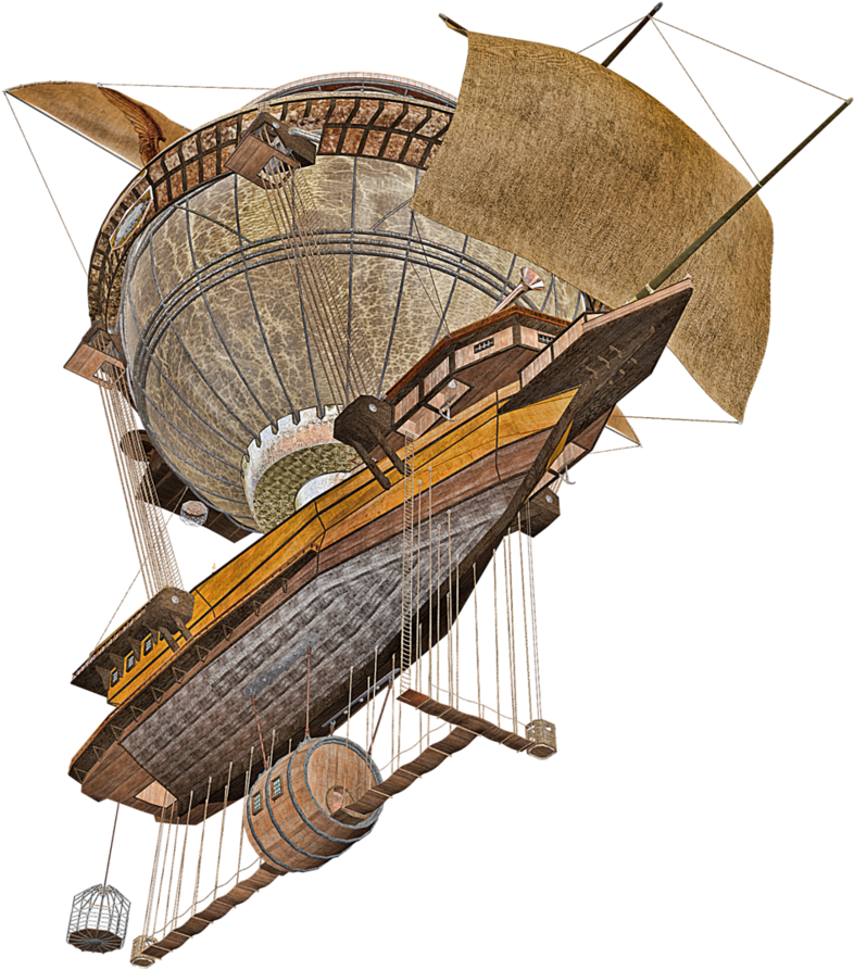 Airship Png - Airship Clipart (849x942), Png Download