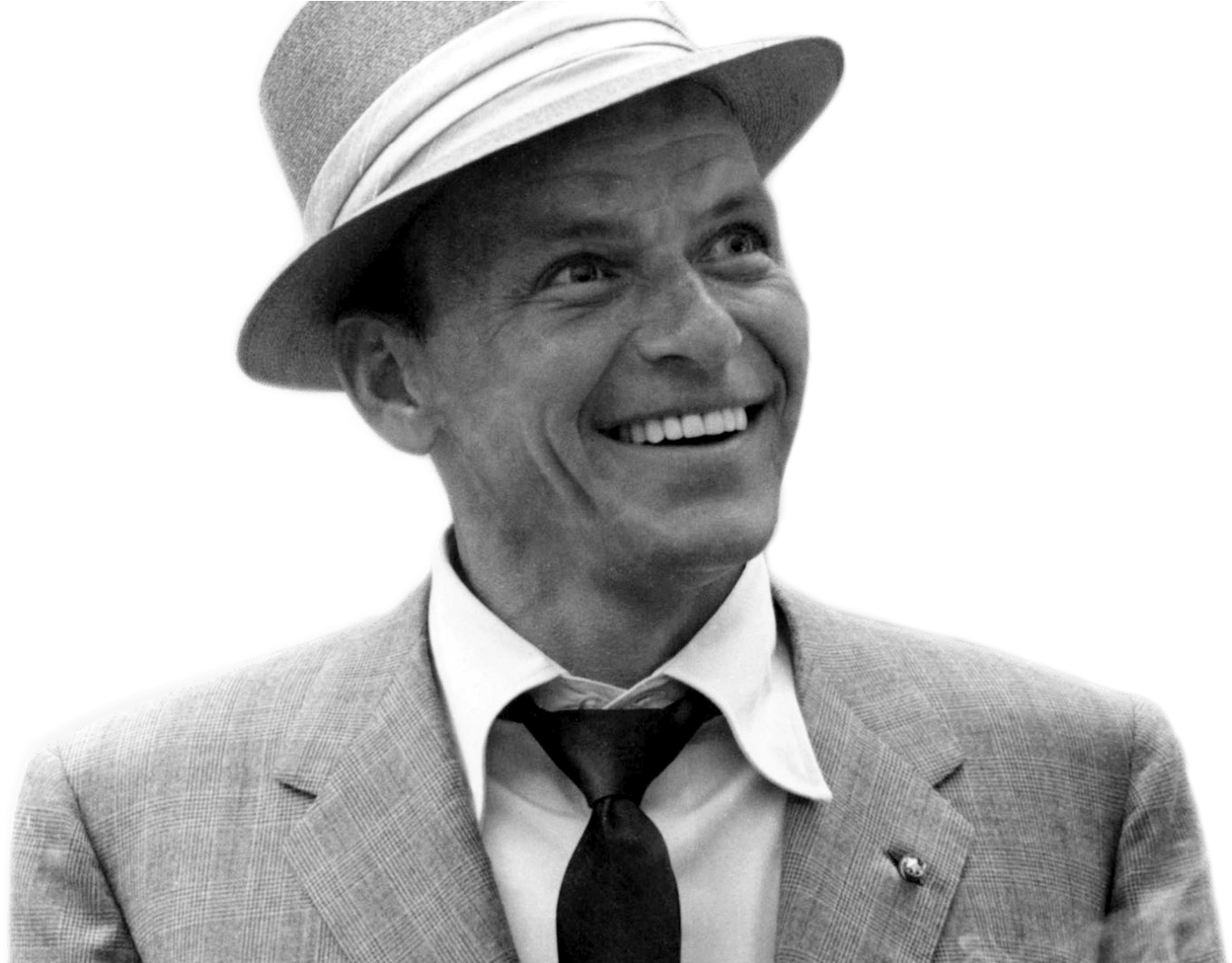 Frank Sinatra Looking Up - Frank Sinatra Clipart (1920x1080), Png Download