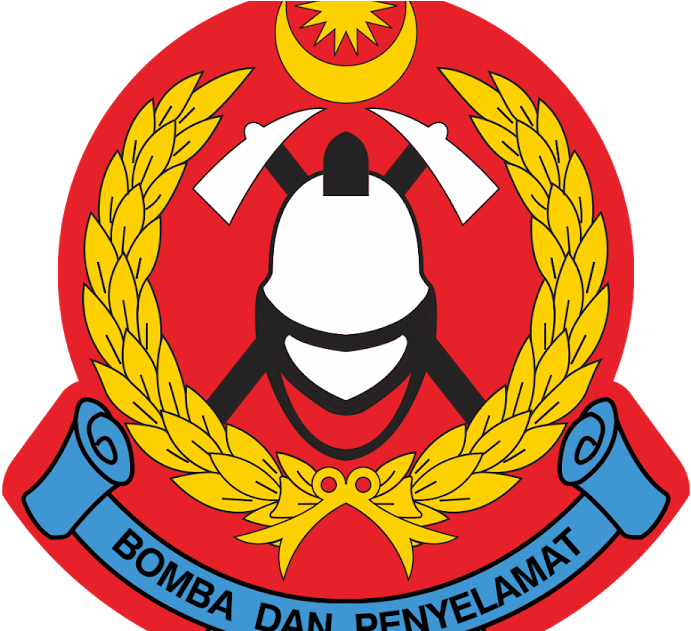 Logo Bomba Png - Malaysian Fire And Rescue Department Clipart (691x631), Png Download