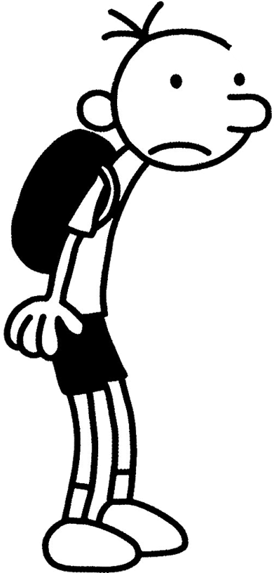 Image Result For Diary Of A Wimpy Kid Clip Art Vector - Journal D Un Dégonflé Greg - Png Download (465x818), Png Download