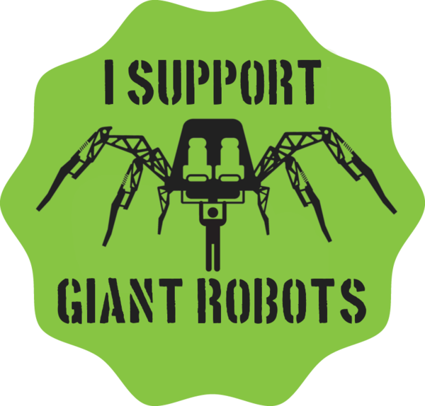 We Would Love A Ride On This Giant Robot What A Cool - Hexapod Logo Clipart (600x574), Png Download