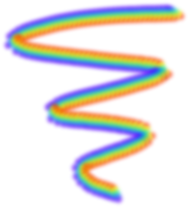 #rainbow #rainbowspiral #spiral #neonspiral #swirl - Graphics Clipart (1024x1024), Png Download
