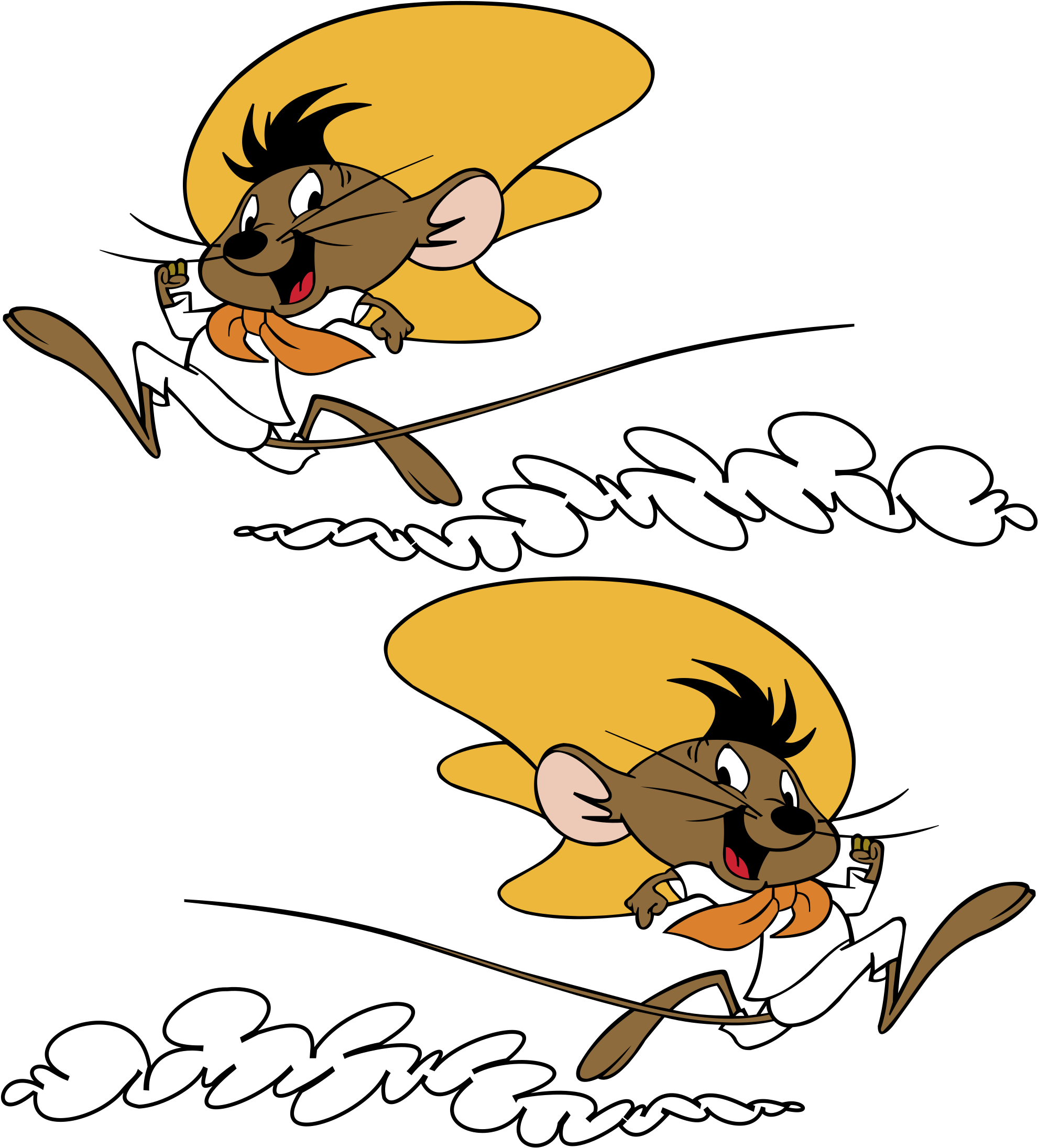 Speedy Gonzales Logo Png Transparent - Speedy Gonzales Clipart (2400x2400), Png Download