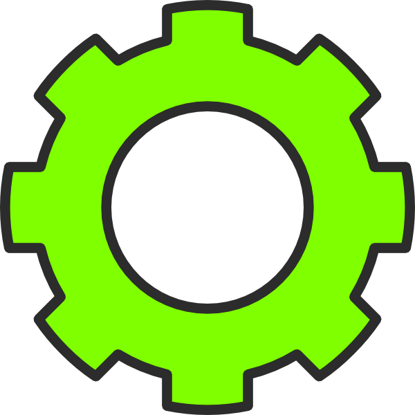 Green Gears Imagination Movers - Cog Clipart - Png Download (600x600), Png Download