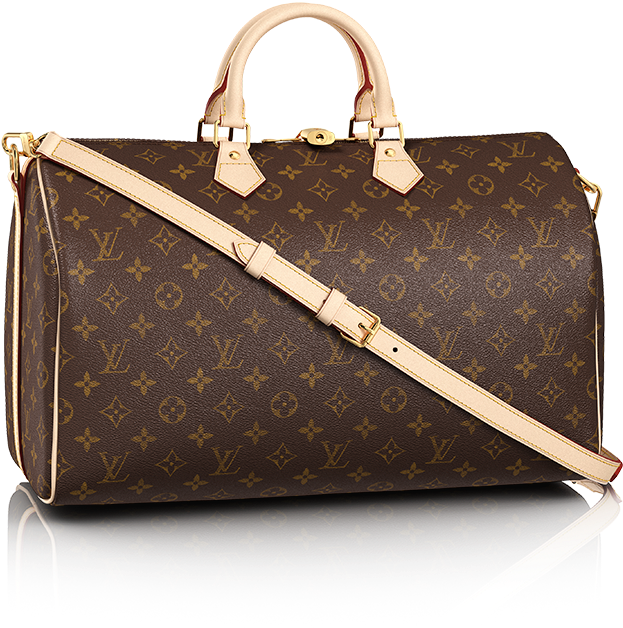 Louis Vuitton Logo Png - Louis Vuitton Speedy 40 Bandouliere Review Clipart (623x628), Png Download