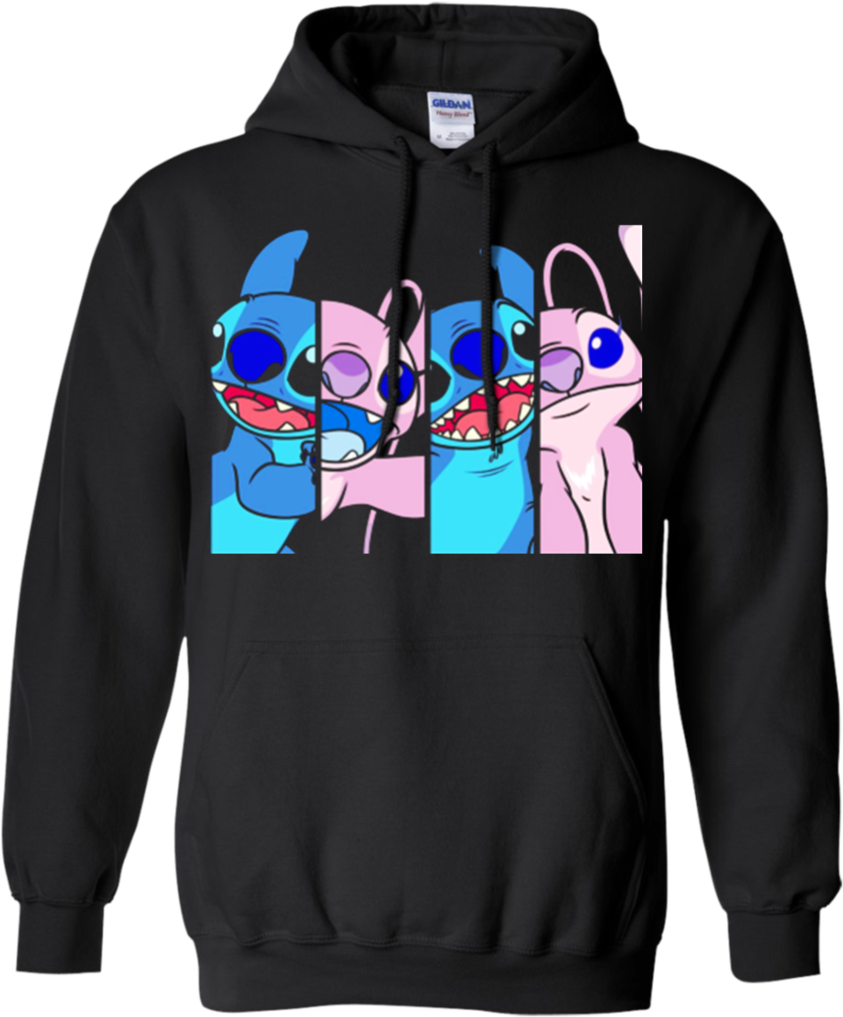 Disney Stitch Boxed Faces - Sweatshirt Clipart (843x1017), Png Download