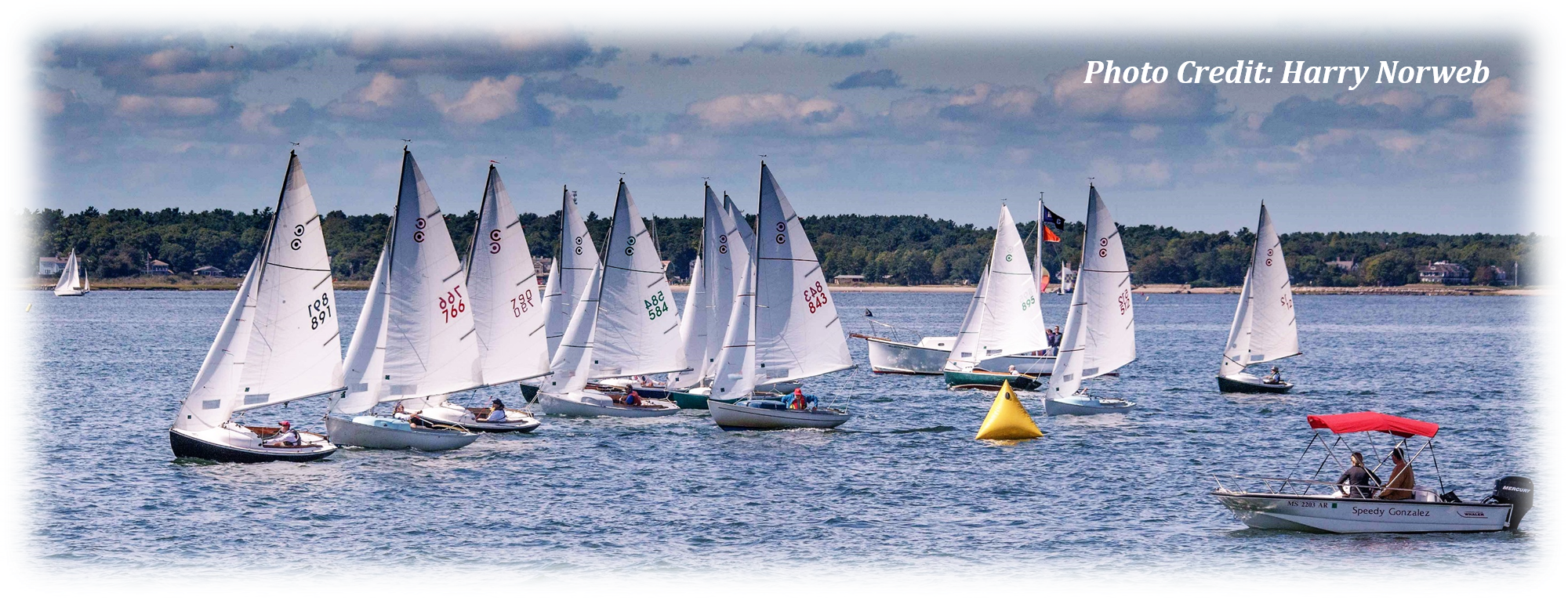 Fall Racing, Byc - Dinghy Sailing Clipart (2000x766), Png Download