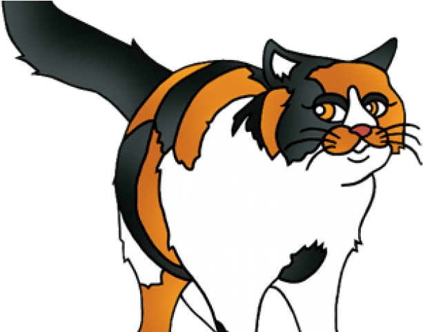 Calico Cat Clip Art - Png Download (640x480), Png Download