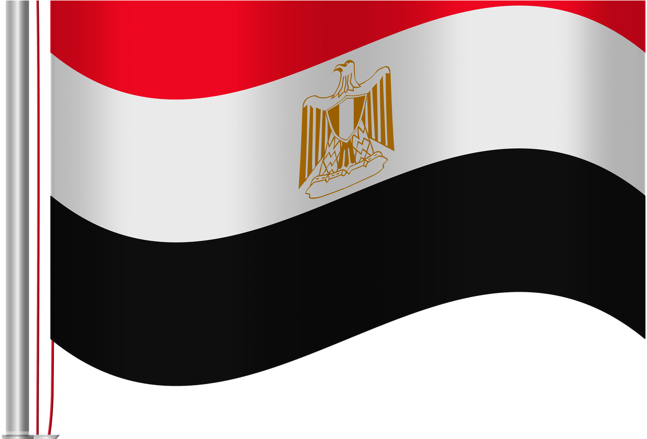 Egypt Flag Png Clip Art Best Web Clipart - Graphic Design Transparent Png (1368x855), Png Download