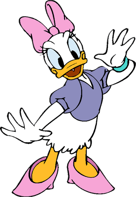 550 X 793 0 0 - Daisy Duck Clipart (550x793), Png Download