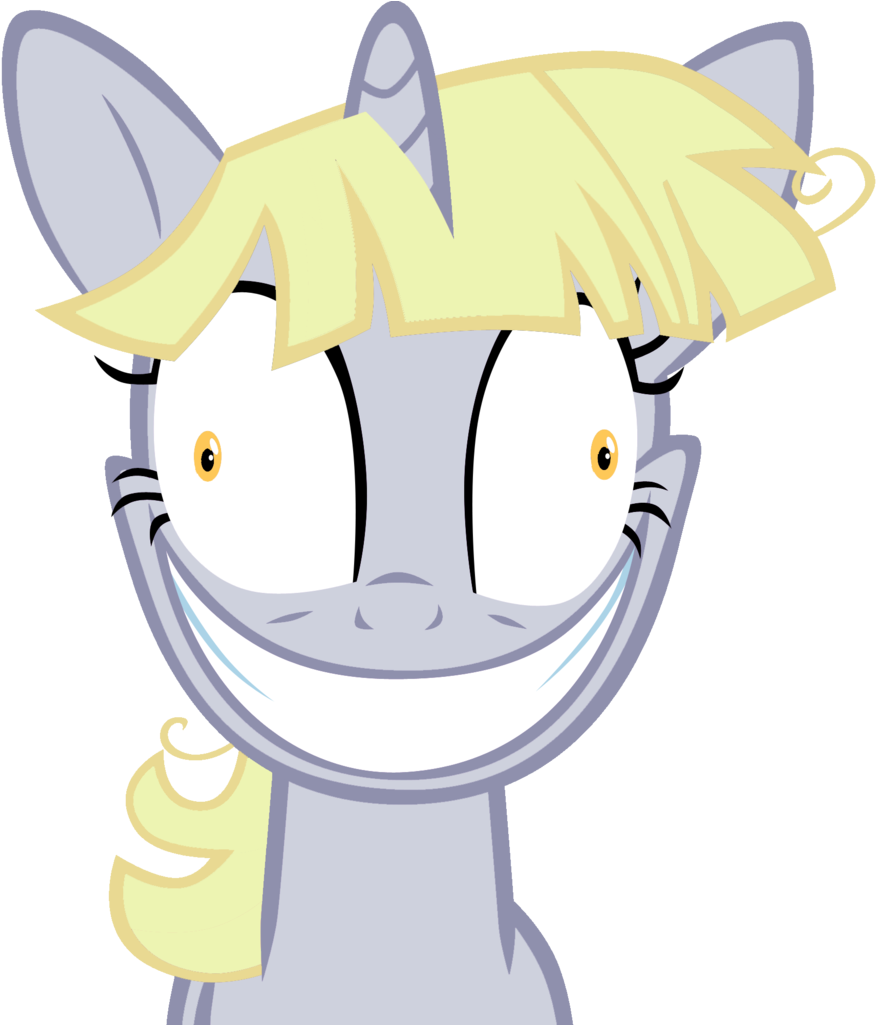 Grin Clipart Insane - Clock Is Ticking Mlp Gif - Png Download (876x1025), Png Download