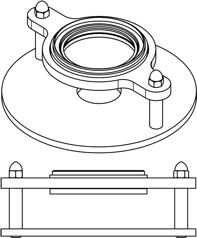 Flash Heads Can Be Positioned Independently - Drawing Clipart (859x1000), Png Download