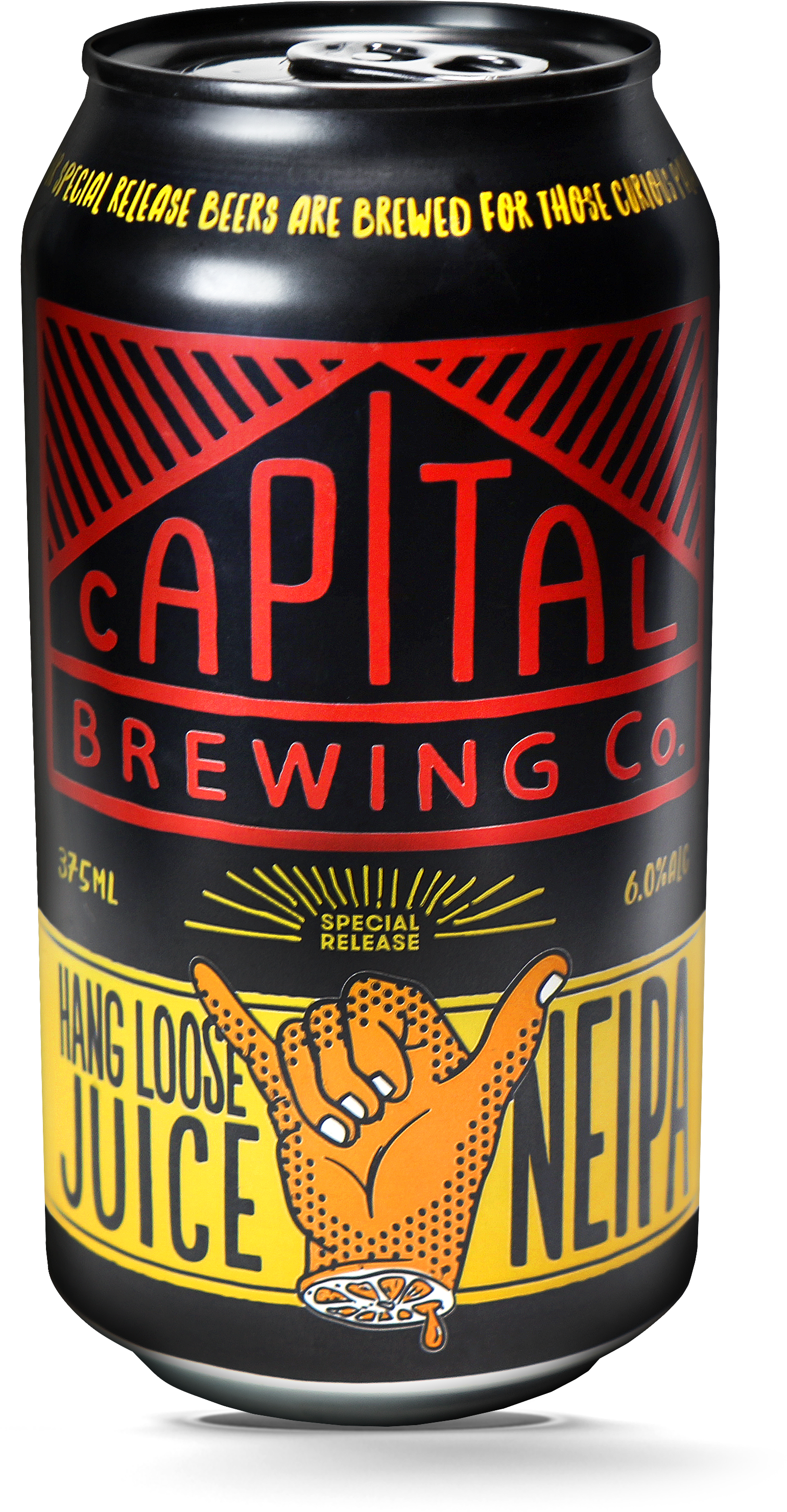 Hang Loose Juice Capital Brewing Co Clipart (3118x3118), Png Download