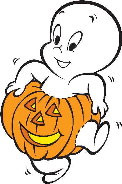 Casper The Friendly Ghost Halloween - Halloween Casper The Friendly Ghost Clipart (600x600), Png Download
