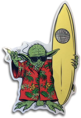 'hang Loose' Die-cut Hutchla - Cartoon Clipart (600x600), Png Download