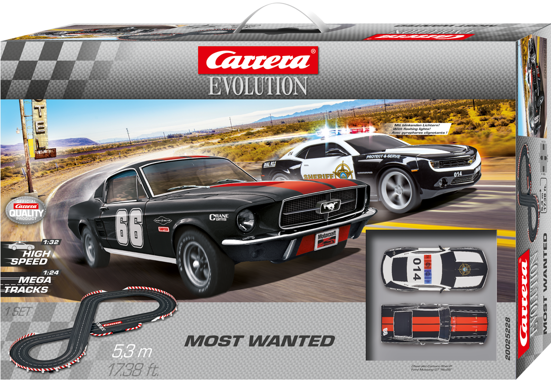 25228 - Carrera Evolution Most Wanted Clipart (1181x944), Png Download