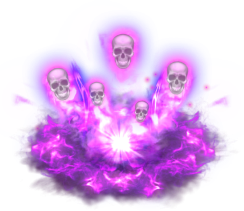 #mq #purple #skull #skulls #smoke - Light Clipart (1024x1024), Png Download