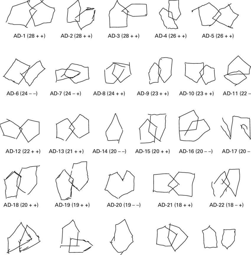 Copies Of The Interlocking Pentagons Performed By The - Interlocking Pentagon Clipart (850x864), Png Download