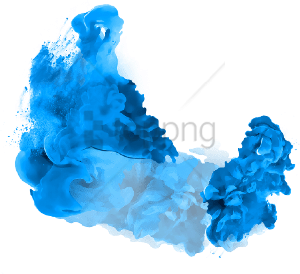 Blue Smoke Effect Png Png Image With Transparent Background - Blue Smoke Bomb Png Clipart (850x562), Png Download