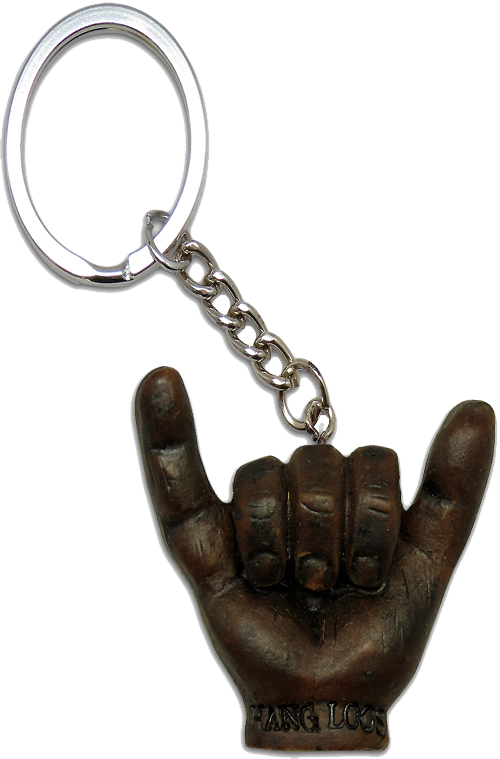 Hang Loose Keychain - Hawaii Keychain Clipart (500x759), Png Download