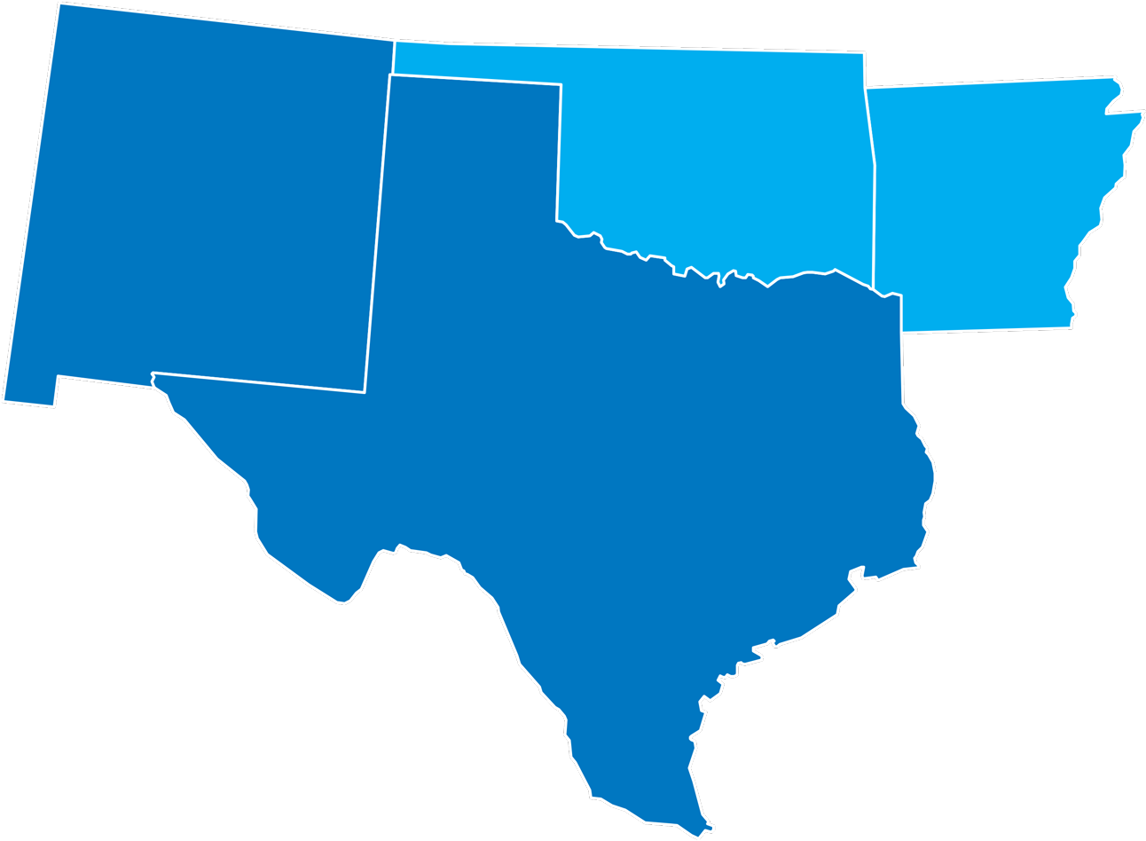 Map Ok And Tx Bevco Inc Providing Service To Oklahoma - Elecciones Estados Unidos 2018 Clipart (1425x1080), Png Download