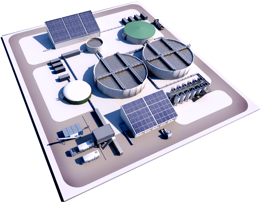 Wastewater Treatment Plant Png Clipart (934x755), Png Download