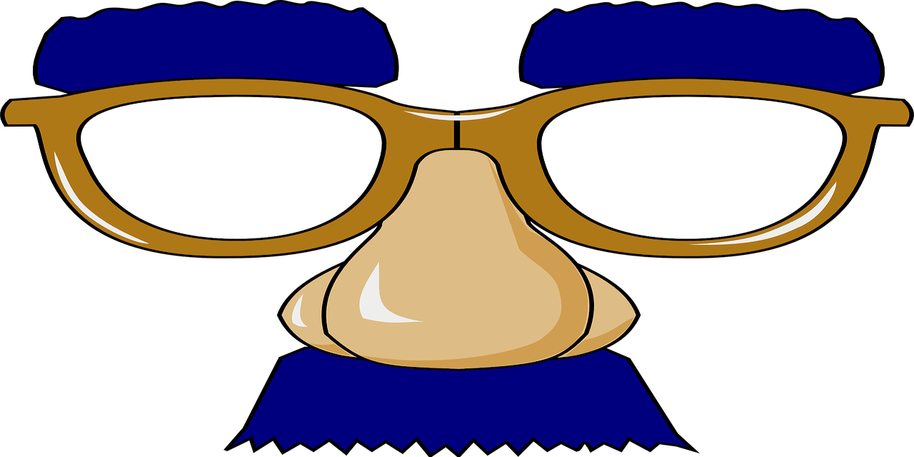 Groucho Glasses Clipart (1280x640), Png Download