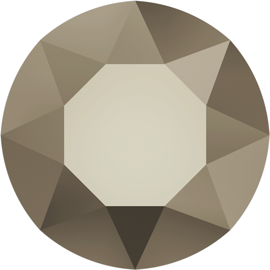 Crystal Metallic Light Gold Swarovski , Png Download - Circle Clipart (930x930), Png Download