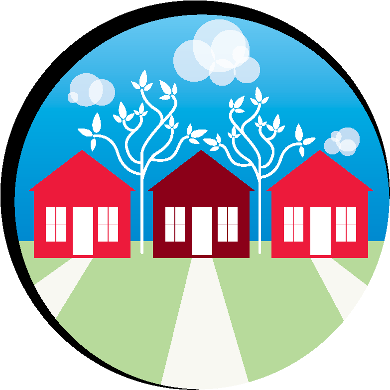 Reynolds Senior Village Mhc - Circle Clipart (1042x1042), Png Download