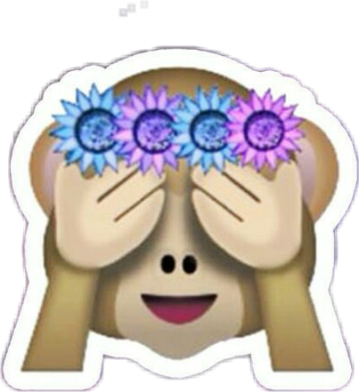 #emoji #monkey #mono - Monkey Covering Eyes Emoji Transparent Background Clipart (403x441), Png Download