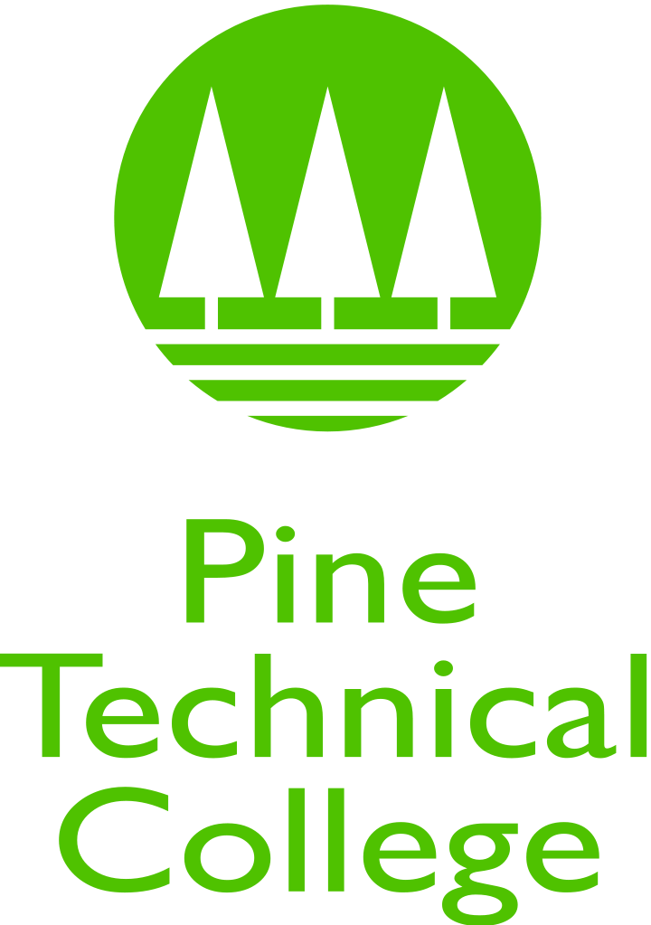 Green Vert 3 Lines - Pine Technical College Clipart (720x1023), Png Download