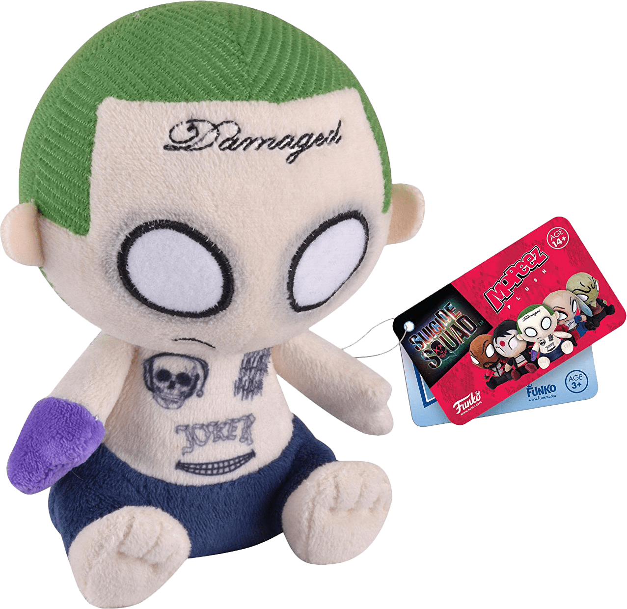 Funko Mopeez Plush Suicide Squad Joker - Suicide Squad Mopeez Clipart (1277x1240), Png Download