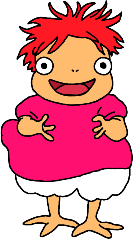Ponyo Png Clipart (451x810), Png Download