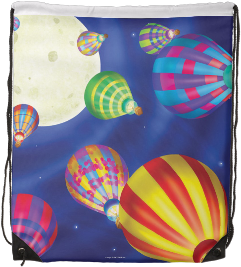Hot Air Balloon Backpack - Backpack Clipart (631x631), Png Download