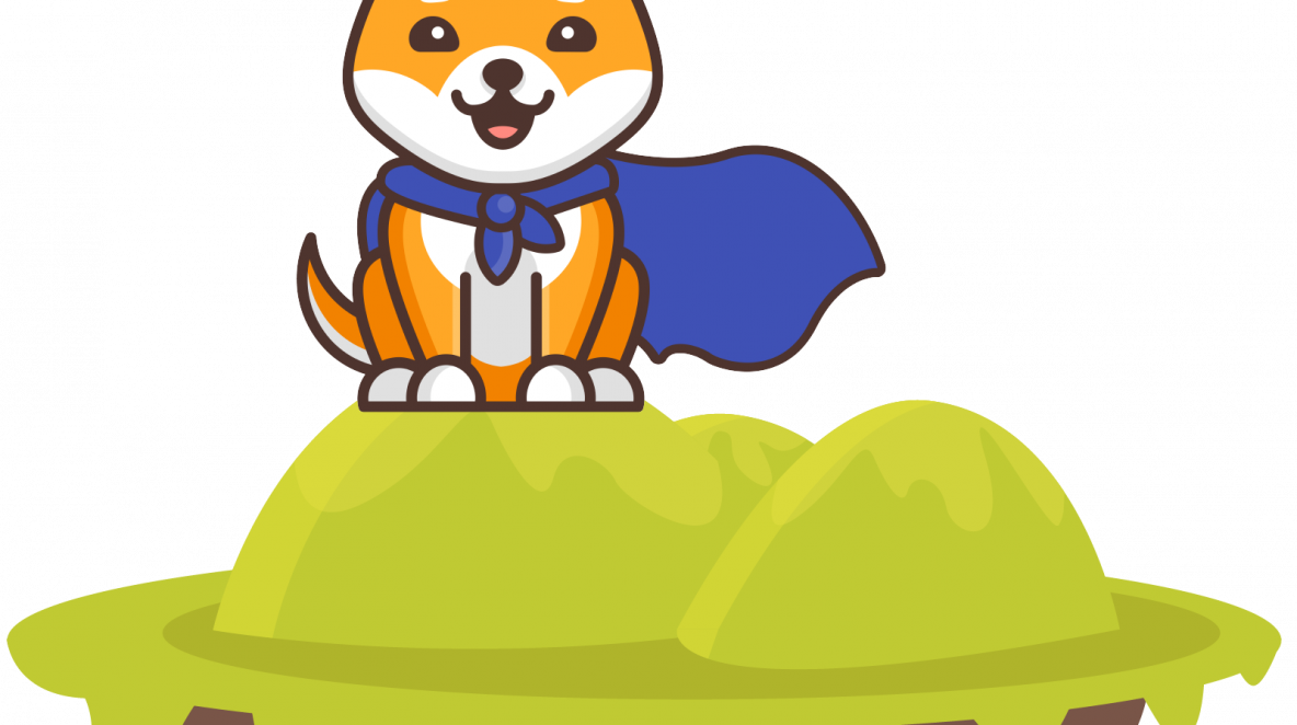 Who Are Kami Heroes Graphic 01 - Shiba Dog Free Vector Clipart (1184x662), Png Download
