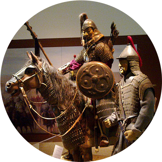 Chinggis Khaan Birthplace & Museum Tour - Mongolske Soldater Clipart (640x640), Png Download
