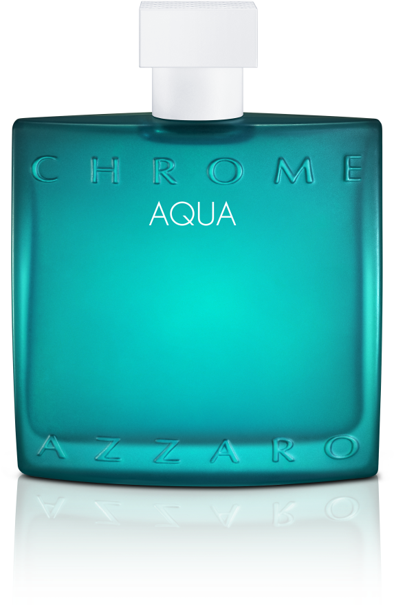 Chrome Aqua 100ml Bottle - Perfume Clipart (573x881), Png Download