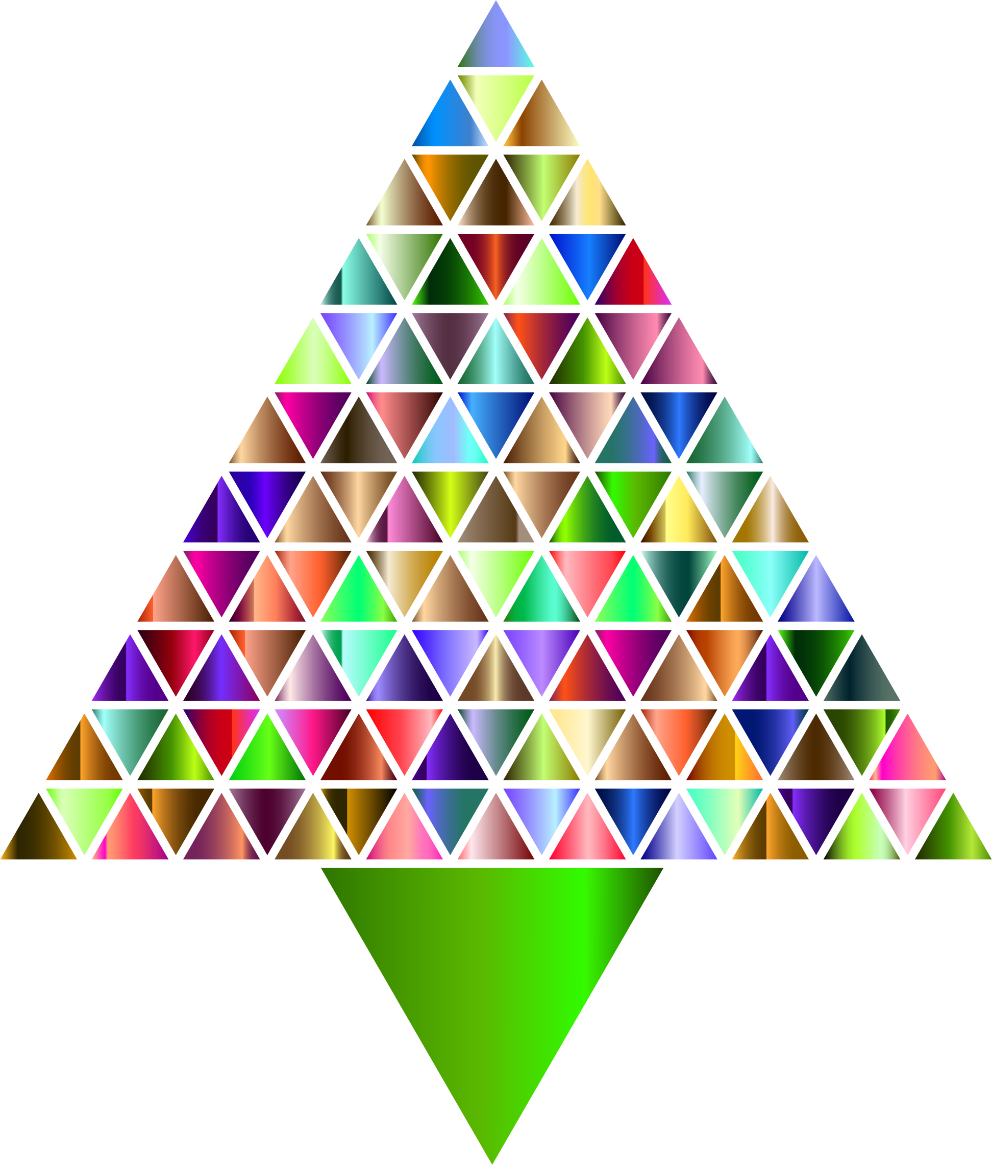 This Free Icons Png Design Of Prismatic Abstract Triangular - Hinh Luc Giac Deu Clipart (1944x2282), Png Download