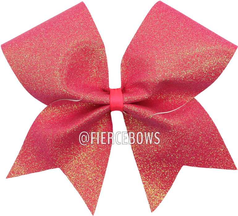 Glitter Cheer Bow - Satin Clipart (770x699), Png Download