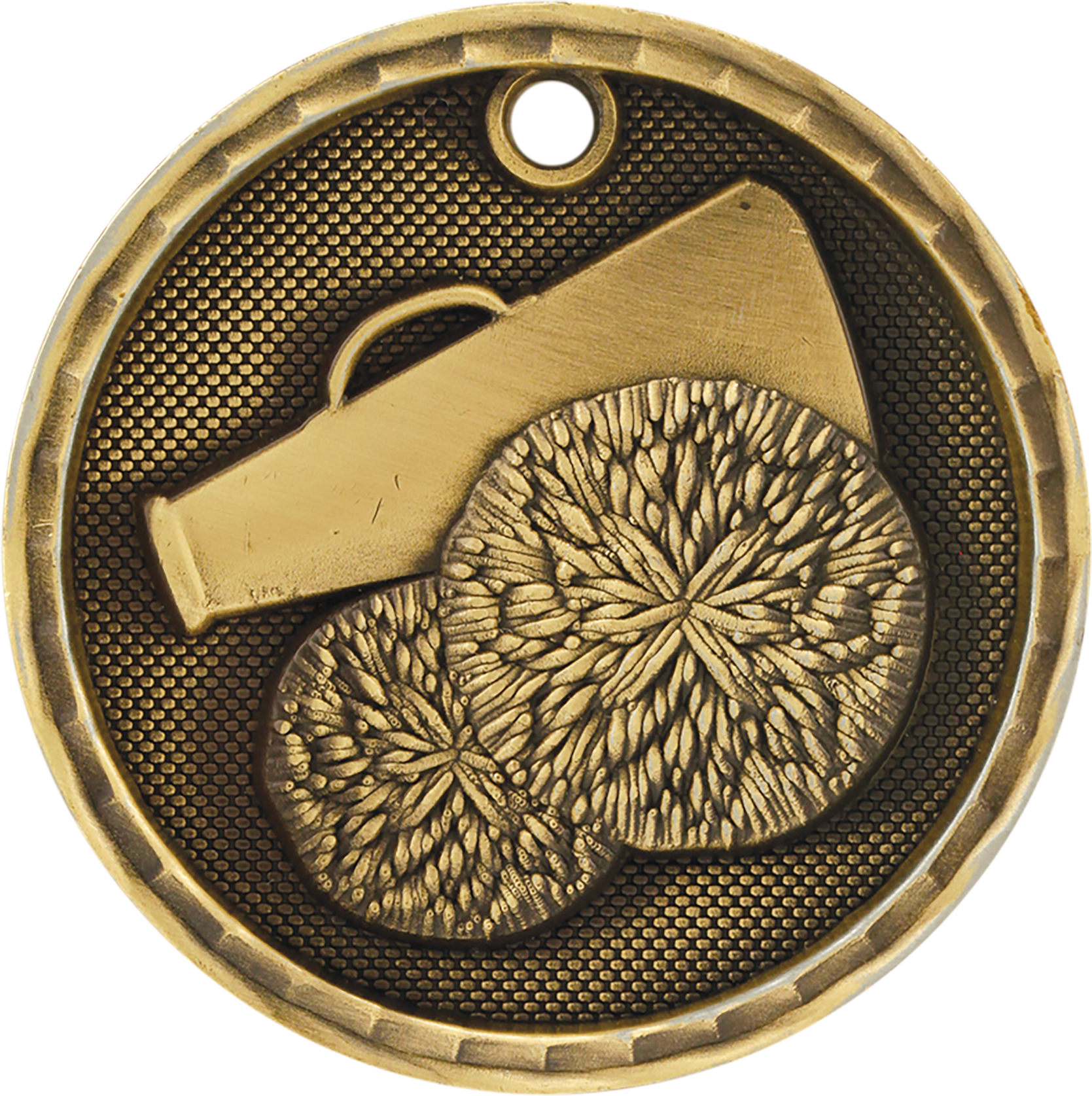 Cheer 3d Medal Clipart (1800x1800), Png Download