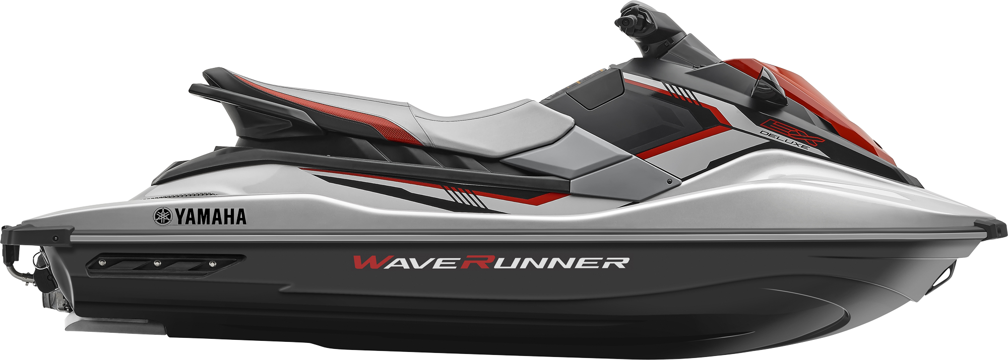 Grey Jet Ski - 2017 Yamaha Waverunner Ex Deluxe Clipart (2000x715), Png Download