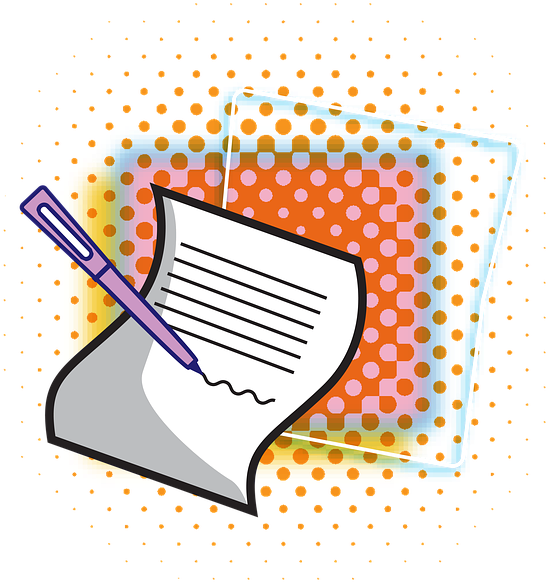 Letter Paper Note Design White Vintage Lettering - Vector Graphics Clipart (960x650), Png Download