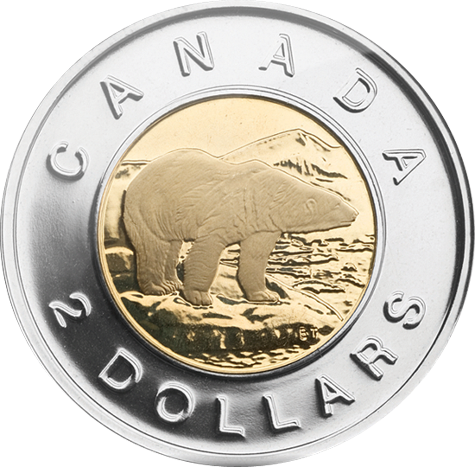 Silver Coin Png Image - Toonie Canadian Clipart (1600x1571), Png Download