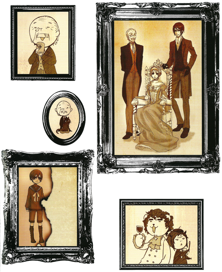 1k Kuroshitsuji Ciel Phantomhive 2k Sebastian Michaelis - Black Butler Phantomhive Family Tree Clipart (763x933), Png Download