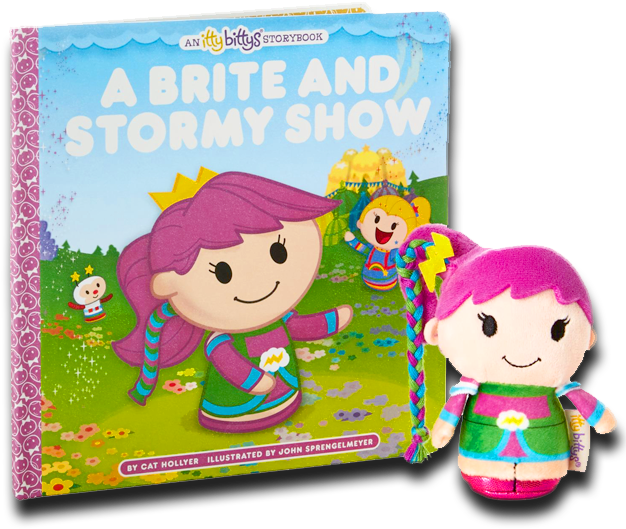 Itty Bitty Rainbow Brite - Cartoon Clipart (626x529), Png Download