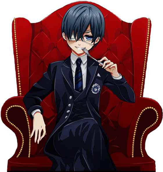 Ciel Phantomhive Clipart (561x590), Png Download